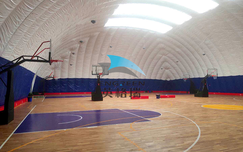 篮球馆采用气膜结构都需要哪些部分组成呢？